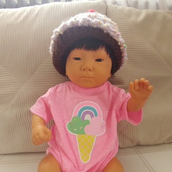 4/$20 Onesie Kawaii Rainbow Ice Cream 6-9M / 24 M - Picture 4 of 8